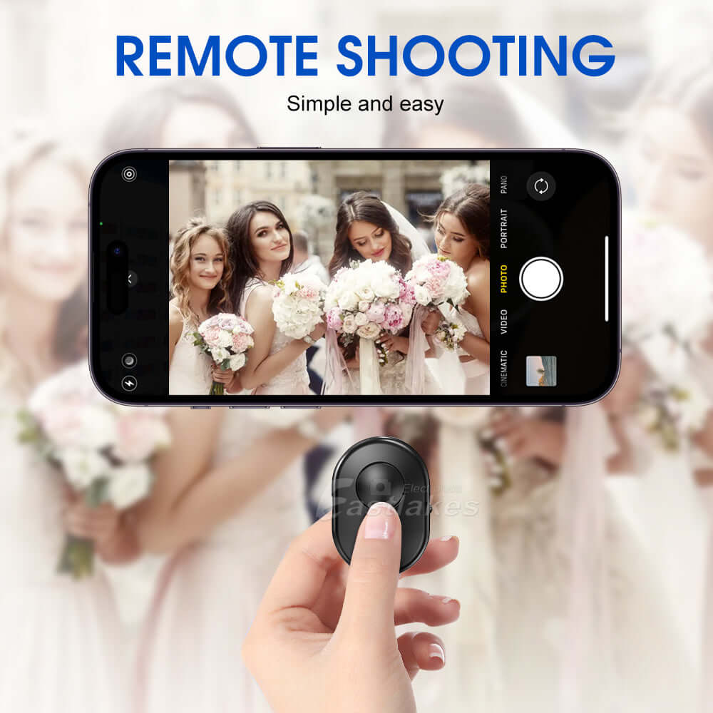 Rechargeable Wireless Bluetooth Remote Control Camera Shutter Release IOS Andriod Best - Eastlakes Electronics